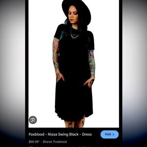 FOXBLOOD Nissa Swing Dress W pockets NWOT